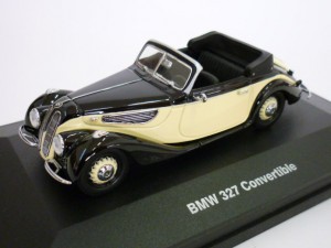 BMW 327 Convertible      Black-White 1:43