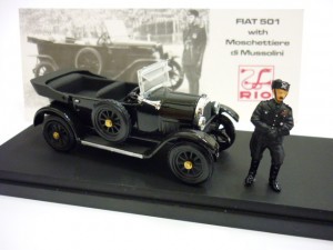 FIAT 501   Moschettiere del Duce 1925  Black 1:43