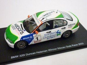 BMW 320 i 1  Macau 2003  White/Green 1:43