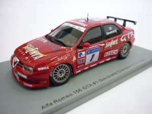 ALFA ROMEO 156 1 Winner ETCC 2002 Giovanardi Red 1:43