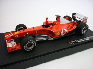 FERRARI F 2003 GA 1  F1 2003 M.Schumacher Dirty Red 1:18