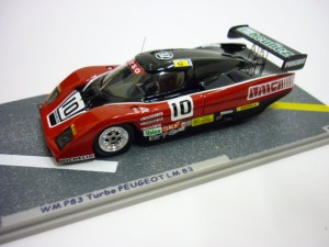 WM PEUGEOT  10  LM 1983   1:43