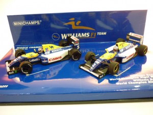 WILLIAMS RENAULT SET 1992/1993  Winner F1  N.Mansell - A.Prost Camel 1:43
