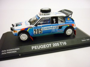 PEUGEOT 205 205 Winner   Paris Dakar 1988   1:43