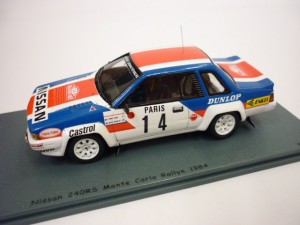 NISSAN 240 RS 14 M:carlo WRC 1984   1:43