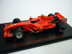 FERRARI F 2007 6 winner F1 2007 K.Raikkonen  1:43