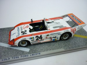 LOLA T 296 Ford 24  LM 1978   1:43