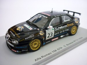 ALFA ROMEO 156 23  BTCC 2004  Black 1:43