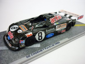 DE CADENET Ford  8  LM 1980  Black 1:43