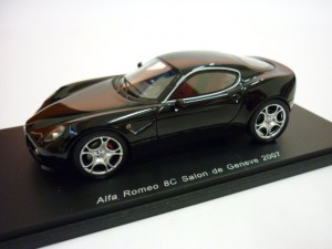 A.ROMEO 8 C 2900 B    2007  Black 1:43