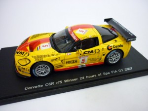 CORVETTE C6R 5 winner 24 h SPA 2007   1:43